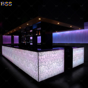 Night Club Bar Forma rectangular Moderno Led Disco Discoteca Vestíbulo Salón Bar Mostrador - Product Image 2