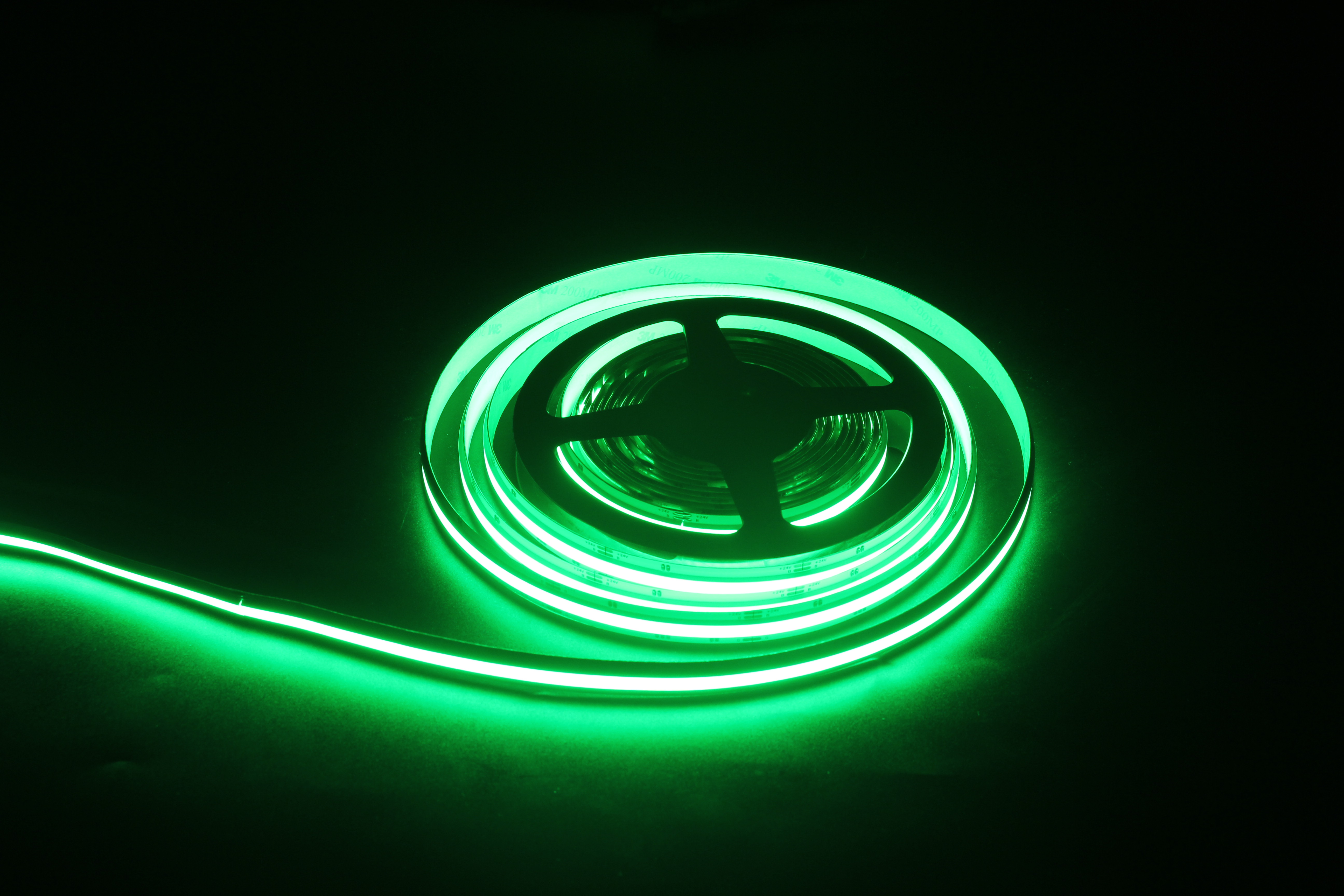 Uniform 480PCS Chip Flexible COB LED Strip DC24V 8W-15W 8mm RGB Color