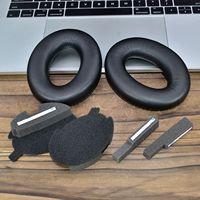 Coussinets d'oreille de remplacement en cuir protéiné pour casque d'aviation Bose A20, coussinets en mousse à mémoire de forme, pièces de réparation pour casque de pilote