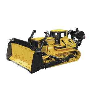 17049S Serie de Ingeniería Libo Kyle PR766 Bulldozer, Bloques de Construcción Eléctricos a Control Remoto de Alta Dificultad - Product Image 1