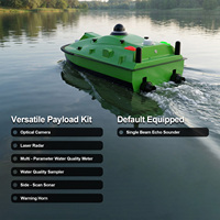 SMAiBoat-06 Véhicule de surface sans pilote (USV) à très faible profondeur de navigation, étanche IP67, pour la surveillance hydrographique des rivières et des lacs