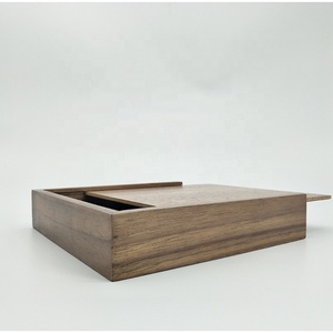 Boîte Cadeau Photo <span class=keywords><strong>en</strong></span> Bois <span class=keywords><strong>de</strong></span> Noyer <span class=keywords><strong>de</strong></span> Luxe avec Couvercle Coulissant Design Rectangle Moderne <span class=keywords><strong>Stockage</strong></span> <span class=keywords><strong>de</strong></span> Souvenirs <span class=keywords><strong>de</strong></span> Noël ou Boîte Cadeau - Product Image 4