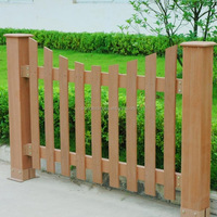 Fácil de instalar WPC de compuesto de PVC impermeable jardín patio granja de plástico patio trasero barricada cerca