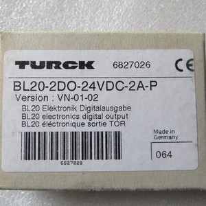 โมดูลเอาต์พุตดิจิตอล Turck Bl20 2Do 24Vdc 2A P ผลิตในเยอรมนี - Product Image 1