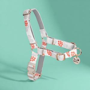 Harnais pour chien de taille L, moderne, luxueux, respirant, élégant, durable, anti-traction, en coton premium, accessoire personnalisé pour animaux de compagnie - Product Image 1