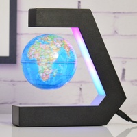 Globe terrestre magnétique lévitant avec éclairage et lampe, modèle 2026, breveté
