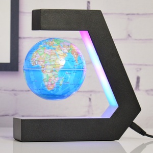 Globe terrestre magnétique à lévitation lumineuse <span class=keywords><strong>brevet</strong></span>é 2025 Globe terrestre magnétique flottant avec lampe - Product Image 5