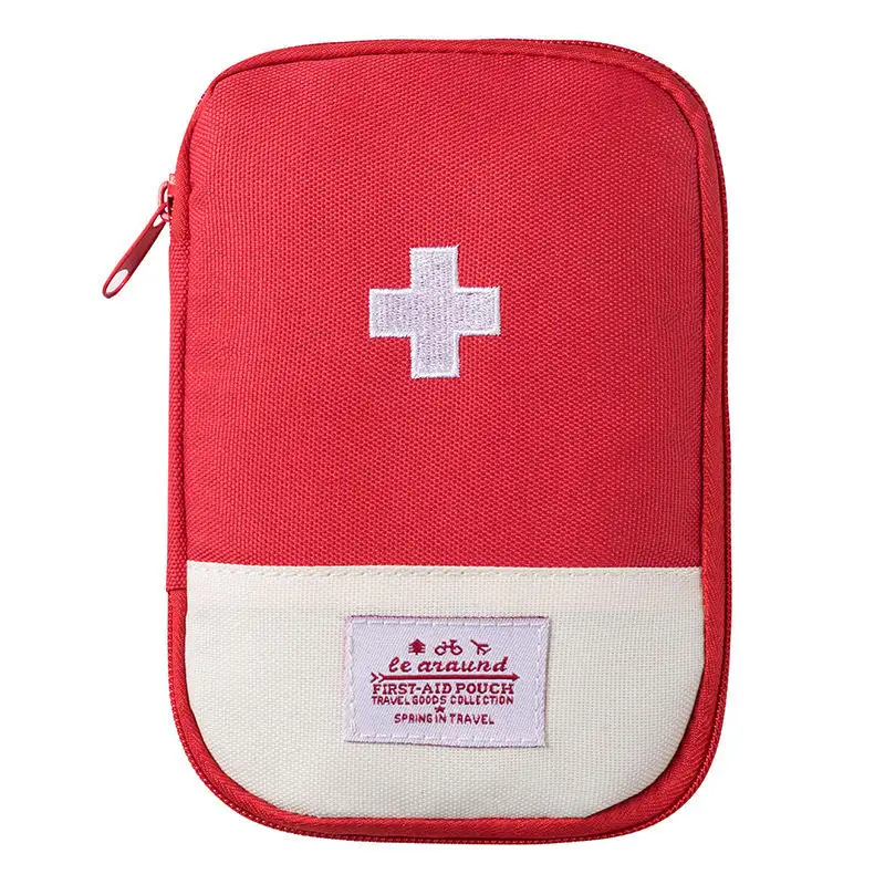 Mini Portátil Medicine Bag Kit Primeiros Socorros Kits De Emergência Médica Organizador Ao Ar Livre Household Medicine Pill Saco De Armazenamento