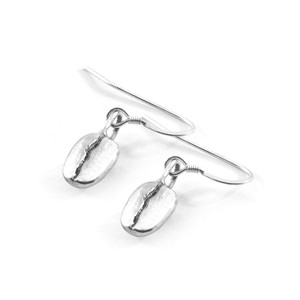 Orecchini in Argento a Forma di Chicco di Caffè GUSTATORY - Product Image 1