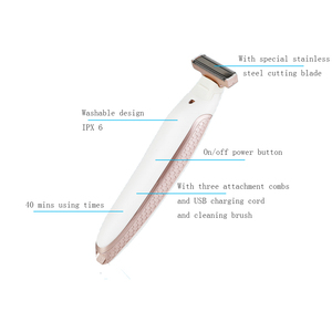 SHENYUAN lame alternative sans fil à l'aide de rasoir Rechargeable <span class=keywords><strong>tondeuse</strong></span> à <span class=keywords><strong>barbe</strong></span> étanche rasoir électrique pour hommes - Product Image 2