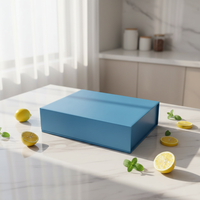 Boîtes d'emballage en carton rigide recyclées et biodégradables, personnalisables et écologiques, fermeture magnétique pour cosmétiques de haute qualité