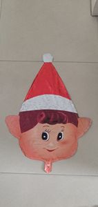 Globo Metálico de 34 Pulgadas con Forma de Elfo <span class=keywords><strong>Travieso</strong></span> de Navidad - Para Inflar con Aire o Helio - Product Image 4