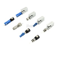 Adaptateur de fibre optique en gros fabriqué en Chine, boîtier métallique d'origine, convertisseur de fibre, interfaces FC/SC/LS/ST, certifié UL