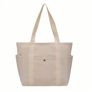 Bolsa de Lona con Cremallera, Personalizable con Logotipo, para Estudiantes, Portátil, de Mano y Bandolera, para Viajes Diarios y Uso Casual, Ideal para el Supermercado - Product Image 6