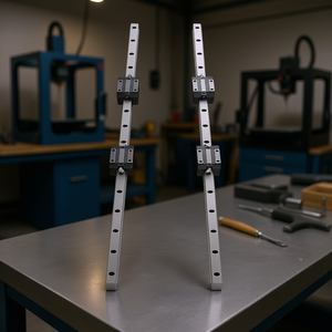 Kit de guías lineales D0100XFPUIG de 1000 mm, rieles antirusticos, 2 piezas, para enrutadores CNC e impresoras 3D - Product Image 2