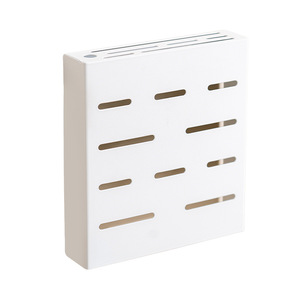 Estante de Almacenamiento de Cocina de Acero Inoxidable para Montar en la Pared, Rectangular, Sin Perforaciones, Portacuchillos, Organizador de Palillos, Estante Multifuncional - Product Image 1