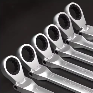 16Mm Cao Cấp Crv Ratchet Đa Chức Năng Chuyên Nghiệp Phần Cứng Tay Kết Hợp 72 Răng Ratchet Cờ Lê Cờ Lê Công Cụ - Product Image 4
