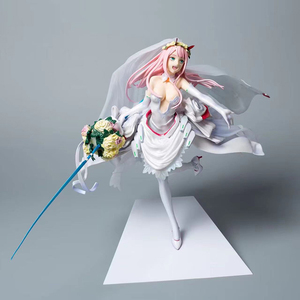 Nuevo producto de PVC de alta calidad <span class=keywords><strong>Darling</strong></span> in the Franxx sexy vestido de novia flor Cosplay modelo Anime figura personaje de dibujos animados - Product Image 2