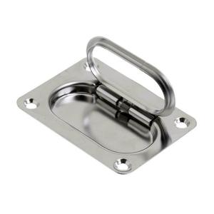 Stainless Steel Lift Ring <b>Floor</b> Hatch Cover Latch Marine Hardware <b>Boat</b> Deck Handle - Product Image 1