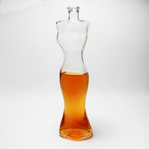 Bouteille en verre givrée en forme de sirène, qualité alimentaire, 700 ml et 1 L, avec bouchon <span class=keywords><strong>à</strong></span> vis, pour <span class=keywords><strong>Bordeaux</strong></span>, Mezcal, Gin, Vodka - Nouveauté en promotion - Product Image 2