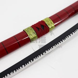 Vente en gros de métal Roronoa <span class=keywords><strong>Zoro</strong></span> <span class=keywords><strong>One</strong></span> <span class=keywords><strong>Piece</strong></span> Pirate Style Léger Anime Jouet <span class=keywords><strong>Katana</strong></span> Épée 45cm pour les 14 ans et plus Cosplay - Product Image 5