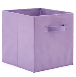 Hotsell Foldable Cloth Storage Cube Basket Bins Organizer Containers Drawers non-woven closet storage box