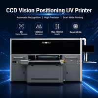 Nouvelle imprimante à plat UV à vision CCD 1200 mm MYJET avec convoyeur, impression à chute élevée, machine d'impression et de numérisation automatique pour produits personnalisés