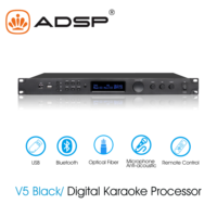 Système audio surround 6 canaux ADSP V5 en métal pour entrées USB/XLR/coaxiales/optiques, contrôle par bouton à distance, KTV AC 220-240V