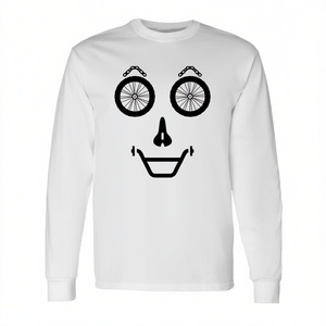 T-shirt à manches longues Bike Parts Face pour les amateurs de vélo - Product Image 2