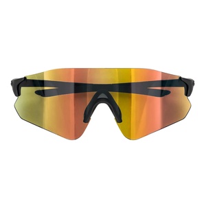 Lunettes de soleil polarisées rouges sans monture pour hommes et femmes, protection UV, lunettes de sport pour la course à pied, le baseball, le golf - Product Image 4