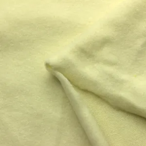 Tissu polaire simple en aramide, trame tricotée en Fiber d'aramide 1313, brosse latérale en aramide, tissu polaire anti-boulochage pour couverture de vêtement