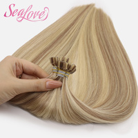 Extensions de cheveux humains vierges Remy 100 % naturels, pointe en K, cuticules alignées, pré-collées, en vrac, vente en gros directe usine