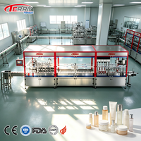 Machine de remplissage linéaire automatique certifiée CE, directement de l'usine, pour lotion, crème, hydratant, émulsion, avec moteur servo et PLC