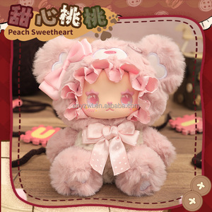 Nuevo, 100% Auténtico, Juego de 6 Piezas, Adorables Muñecos de Vinilo de la Serie Emma Bear Alliance, Caja Sorpresa, Llaveros, Amuletos para Bolsos, Regalos de Navidad - Product Image 4