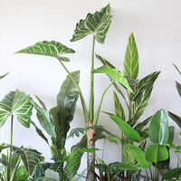 Plantes artificielles en plastique de forêt tropicale, haute qualité, toucher naturel, haute simulation, marque YuanSuMeiJu, pour centres commerciaux et hôtels