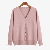 Pull-over décontracté en coton tricoté fin pour femme, 100 % coton, plusieurs couleurs unies, cardigan à bouton unique, grande taille, respirant – Offre spéciale