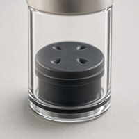 Flacon en verre borosilicaté pour emballage de liquides 3ml 5ml, impression sérigraphique, service de personnalisation couleur et gradation, fourniture