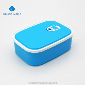 Fiambrera <span class=keywords><strong>de</strong></span> plástico bento rectangular sellada, contenedor para mantener alimentos frescos, 100% ML, 420 - Product Image 2