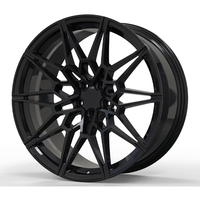 Velg Mobil Penumpang Premium 1-Piece Hitam Deep Dish 18-21 6061-T6 Forged Wheel 5x112 5x120 untuk E90 E91 E92 Seri 3 4 5 6 G20 G21