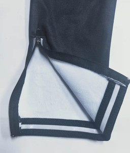 Salopette Lunga da <span class=keywords><strong>Ciclismo</strong></span> Invernale da Uomo Team Nera in Pile Termico <span class=keywords><strong>Pantaloni</strong></span> da MTB e Corsa Outdoor - Product Image 4