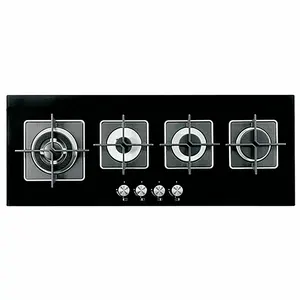 New Arrival Tempered Glass Built In Gas Hob