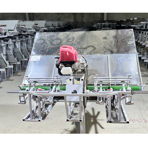 High Efficiency Agricultural Seeder Equipment 4 Lines 28 cm Manual Vegetable Planting <b>Machine</b> Adjustable <b>Row</b> Spacing - Product Image 1