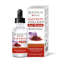 Sérum facial anti-rides au collagène et au safran Roushun