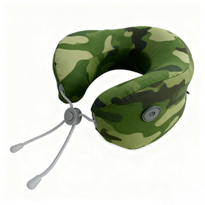 U-Shaped Neck Massage <b>Pillow</b> Memory Foam Travel <b>Pillow</b> With Heat Therapy For Neck Relief And Comfort - Product Image 5