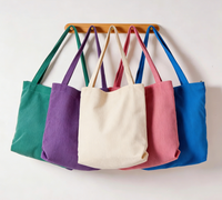 Sacs à bandoulière d'hiver confortables sur mesure, couleur personnalisée, sacs fourre-tout vintage tendance, sac fourre-tout durable en velours côtelé marron avec logo
