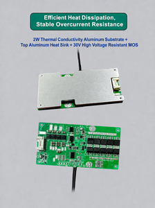 BMS Personalizado 3S 4S 12v 16v 20A 25A 30A con Equilibrador Activo <span class=keywords><strong>de</strong></span> 0.5A <span class=keywords><strong>de</strong></span> Ultra Bajo Consumo para Baterías <span class=keywords><strong>de</strong></span> Iones <span class=keywords><strong>de</strong></span> Litio, LiFePO4 y Iones <span class=keywords><strong>de</strong></span> Sodio - Product Image 5