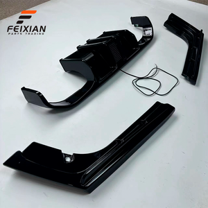 FeiXian for 3 Series F30 2013-2018 M3 Style V-Shape ABS Rear Diffuser <strong>Spoiler</strong> With/Without Light Body Kit Universal Fitment - Product Image 1