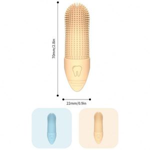 New Arrival 360 Degrees <b>Pet</b> Silicone Finger Toothbrush for Dog Cat <b>Brushing</b> Teeth <b>Pet</b> Teeth Cleaning Supplies - Product Image 4