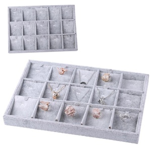 Jewelry Trays Stackable Necklace Bracelet <b>Ring</b> Showcase Display Empty <b>Plate</b> - Product Image 1