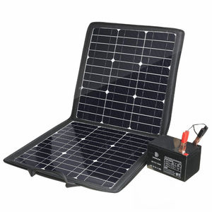 EU US Stock Lightweight 1.7kg Portable 72W Folding High Efficiency <b>Solar</b> MPPT Type Outdoor Charger USB/DC Output 3.6A Black for - Product Image 1